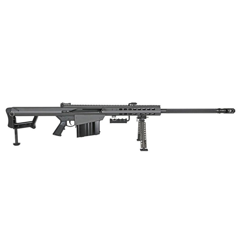 Barrett Model 82A1 .416 Barrett Rifle Compliant System: 29″ Fluted Barrel Non Detachable Magazine 17462 Grey