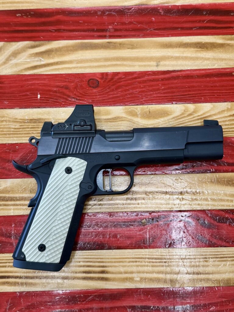 SPRINGFIELD ARMORY 1911 . CUSTOM 1911 SLIDE. HOLOSUN HE508T-RD X2 . OEM BAG . X2 MAGAZINES SPRINGFIELD ARMORY 1911 . CUSTOM 1911 SLIDE. HOLOSUN HE508T-RD X2 . OEM BAG . X2 MAGAZINES