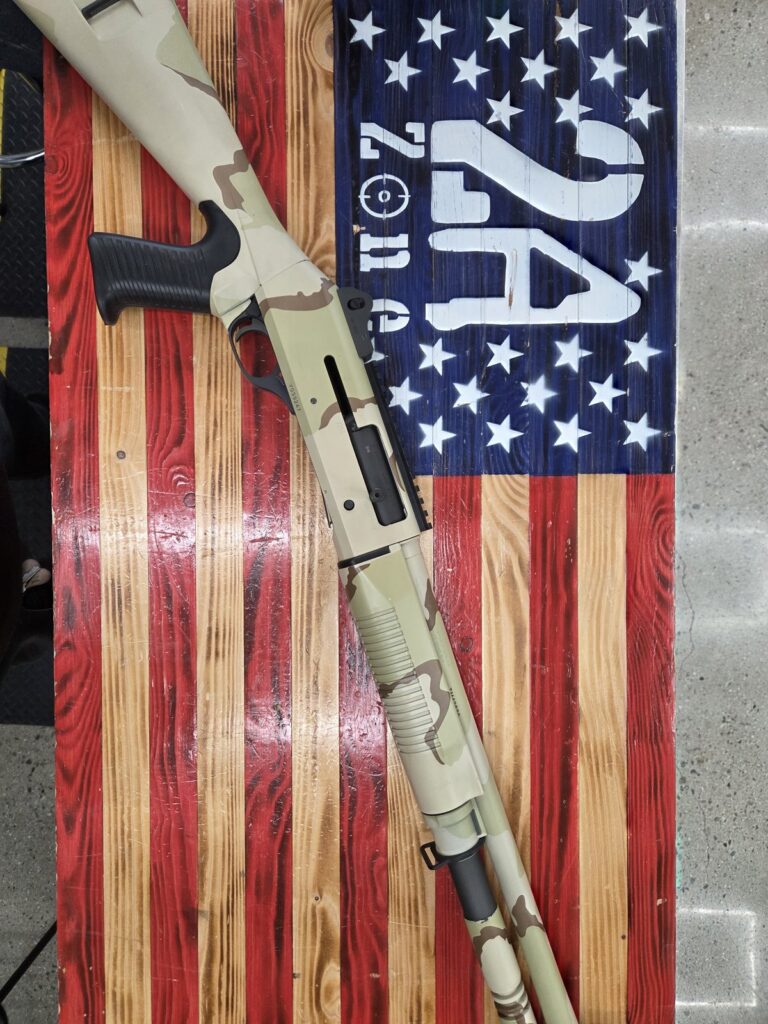 BENELLI M4, Semi, 18.5in, 12GA, Desert Camo, No Case, No Lock BENELLI M4, Semi, 18.5in, 12GA, Desert Camo, No Case, No Lock