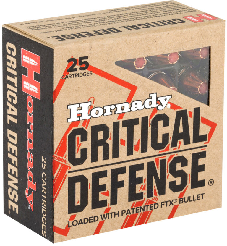 Hornady 90250 Critical Defense 9mmLuger 115gr Hornady Flex Tip eXpanding 25 Per Box/10 Case Hornady 90250 Critical Defense 9mmLuger 115gr Hornady Flex Tip eXpanding 25 Per Box/10 Case