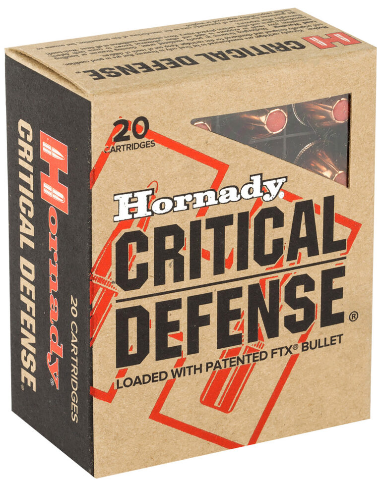 Hornady 90900 Critical Defense 45ACP 185gr Hornady Flex Tip eXpanding 20 Per Box/10 Case Hornady 90900 Critical Defense 45ACP 185gr Hornady Flex Tip eXpanding 20 Per Box/10 Case
