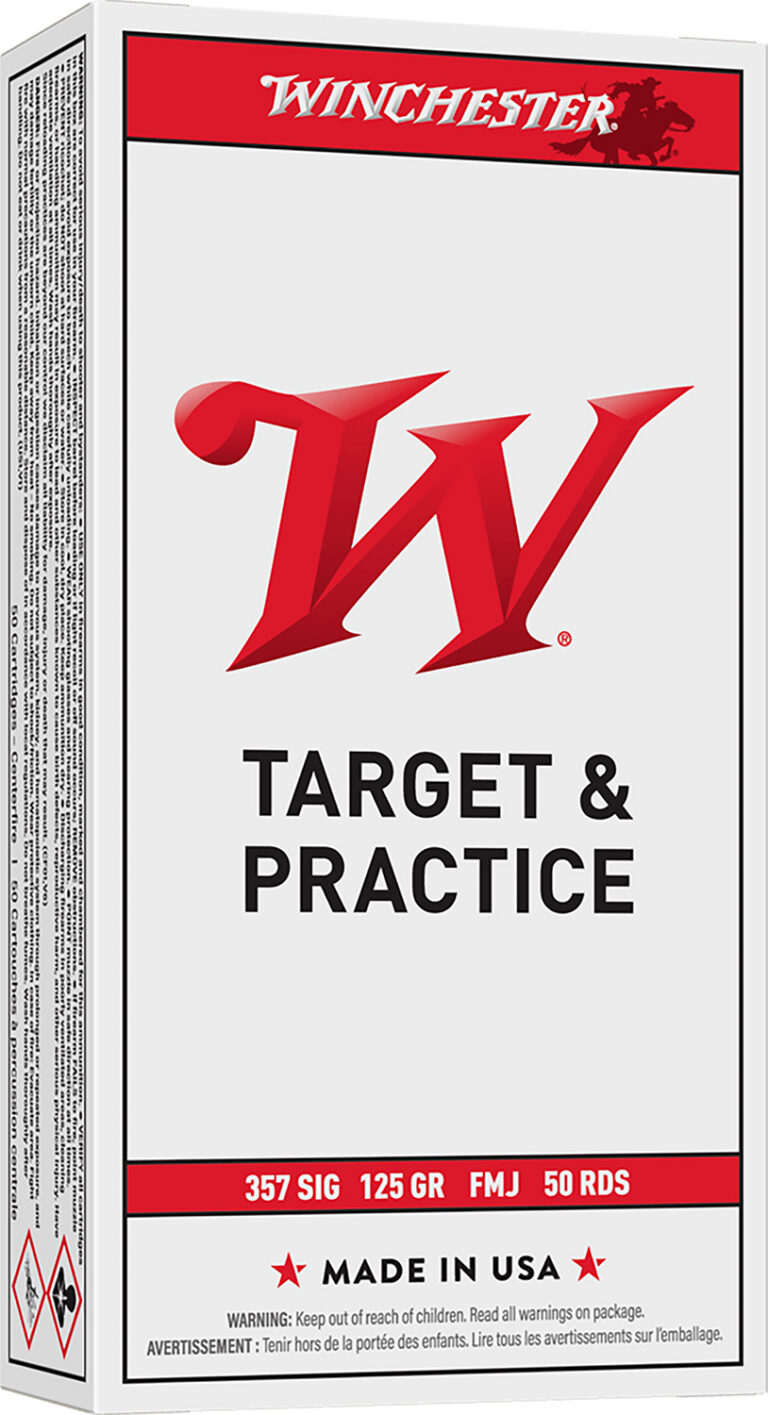 Winchester Ammo Q4309 USA 357Sig 125gr Full Metal Jacket 50 Per Box/10 Case Winchester Ammo Q4309 USA 357Sig 125gr Full Metal Jacket 50 Per Box/10 Case