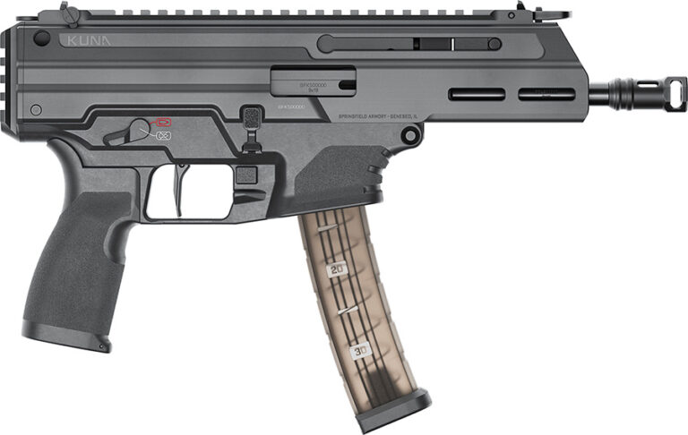 KUNA 9MM LUGER SEMI-AUTO HANDGUN KUNA 9MM LUGER 6.125” BBL (2)10RD MAGS BLACK