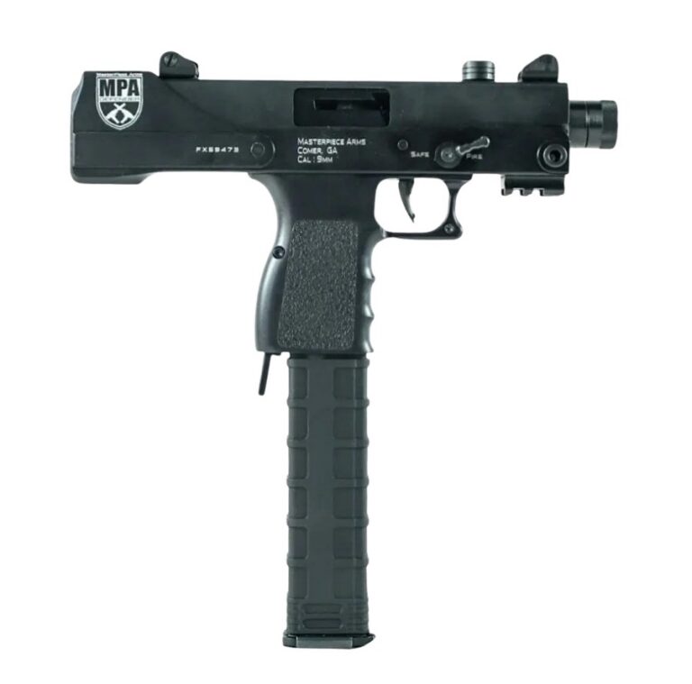 MasterPiece Arms 30T Defender Top Cocking TB 9mm Luger 5.50″ 30+1 Black Cerakote