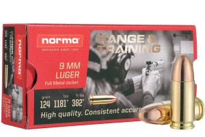 Norma Ammunition 9mm 124gr 1181 fps Norma Ammunition 9mm 124gr 1181 fps