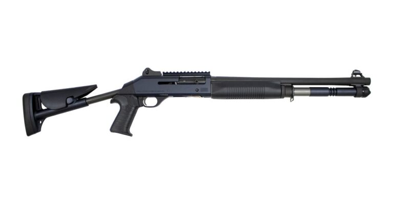 Benelli 18.5″ M1014 12 Gauge Shotgun With Fixed Skeleton Stock, 2 3/4″ & 3″ – 11701