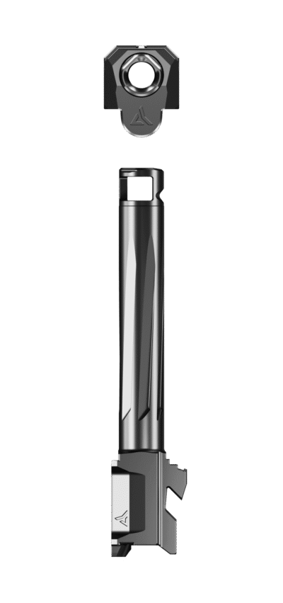 Radian Ramjet + Afterburner Barrel and Compensator for Glock 19 Gen 5 in FDE, 4.7″