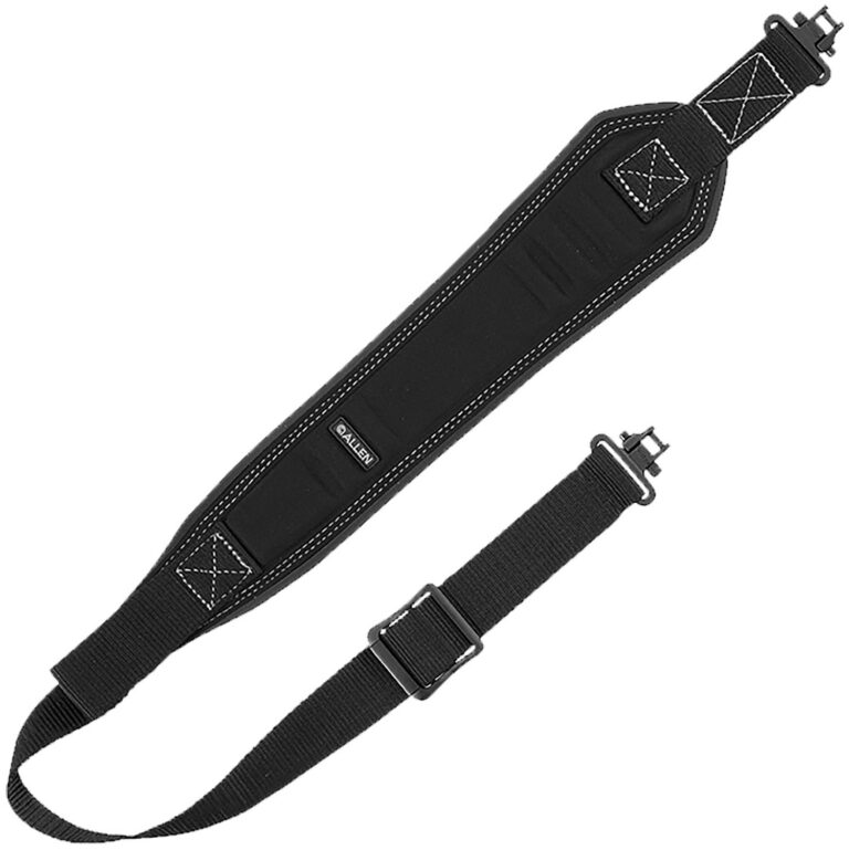Allen 8342 Glen Eagle Black Heavy-Duty Webbing with BakTrak Adjustable Rifle Allen 8342 Glen Eagle Black Heavy-Duty Webbing with BakTrak Adjustable Rifle