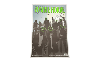 ACTION TGT ZOMBIE HORDE GRN 100PK ACTION TGT ZOMBIE HORDE GRN 100PK