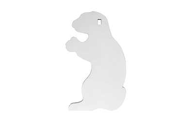 BIRCHWOOD CASEY AR500 38” SILHOUETTE 1HOLE GOPHER BIRCHWOOD CASEY AR500 38” SILHOUETTE 1HOLE GOPHER