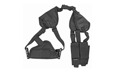 Bulldog WSHD7 Deluxe Shoulder Harness Black Nylon Harness Fits Glock 19 Fits 2-4″ Barrel Ambidextrous
