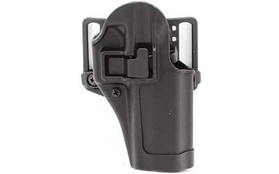 Blackhawk 410513BKR Serpa CQC OWB Size 13 Matte Black Polymer Belt Loop/Paddle Compatible w/Glock 20/21/S&W M&P/M&P Pro Right Hand Blackhawk 410513BKR Serpa CQC OWB Size 13 Matte Black Polymer Belt Loop/Paddle Compatible w/Glock 20/21/S&W M&P/M&P Pro Right Hand
