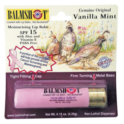 Balmshot Vanilla Mint Beeswax Lipbalm with 15 SPF Sunscreen