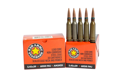 Red Army Standard 5.45×39 60 Gr FMJ Lead Core 30rd Box