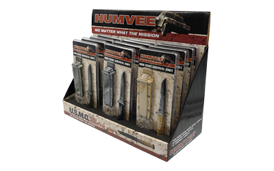 CBG HUMVEE NCK KNF DSPLY 12PC W/STH CBG HUMVEE NCK KNF DSPLY 12PC W/STH