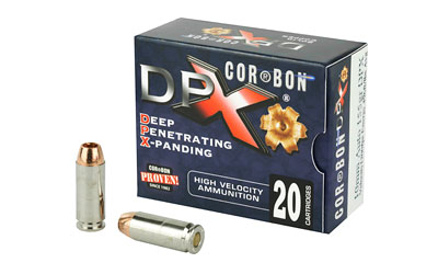 CORBON DPX 10MM 155GR BRNS X 20/500 CORBON DPX 10MM 155GR BRNS X 20/500