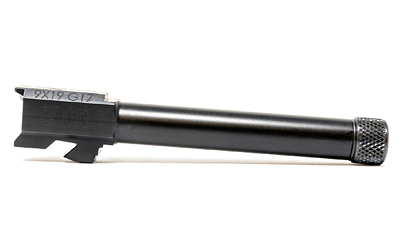 THREADED FULL-SIZE BARREL FOR GLOCK~ 17 GEN 1-4 DUTY 9MM THREADED BBL FOR GLOCK-17 GEN 2-4 BLACK