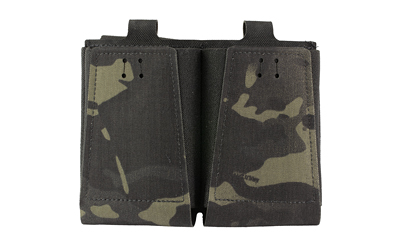 DOUBLE RIFLE MAGAZINE POUCH WITH BUNGEE RETENTION DOUBLE RIFLE MAG POUCH W/BUNGEE RETENTION MULTICAM BLACK
