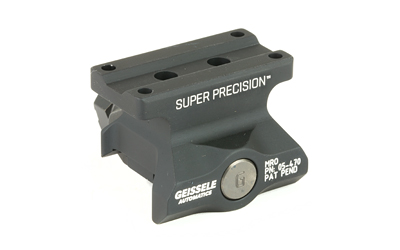 SUPER PRECISION TRIJICON MRO MOUNTS LOWER 1/3 CO-WITNESS BLACK MRO MOUNT
