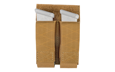 DOUBLE PISTOL MAGAZINE POUCH DOUBLE PISTOL MAGNA MAG POUCH LAMINATE COYOTE BROWN DOUBLE PISTOL MAGAZINE POUCH DOUBLE PISTOL MAGNA MAG POUCH LAMINATE COYOTE BROWN