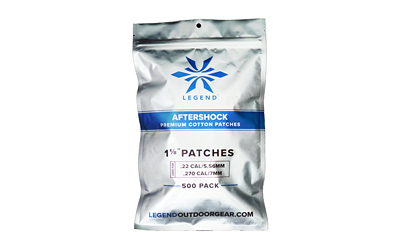 Aftershock Cotton Patches 1 1/8″ Sqr 500ct