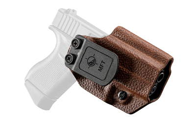 MFT Glock 43/43X Leather Hybrid IWB/OWB – Brown