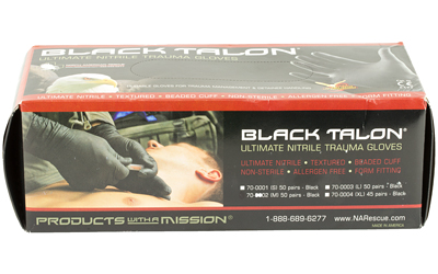 NAR GLOVES BLACK NITRILE MED 50 PAIR NAR GLOVES BLACK NITRILE MED 50 PAIR