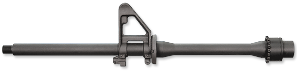 Chrome Lined, 9mm Luger Chamber, 1:10 Twist, 1/2-36 Threaded Muzzle. Includes Barrel Nut, Handguard Cap And Front Sight Housing With Bayonet Lug. Barrel Diameter .750 At Front Sight Base