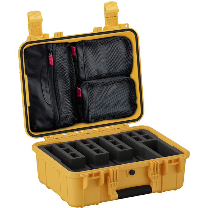 Condition 1 16″ 4 Pistol Case #179Yellow / Pre-cut Foam w/ Lid Organizer. H179YWF10755-4AC1-LIDORG Condition 1 16″ 4 Pistol Case #179Yellow / Pre-cut Foam w/ Lid Organizer. H179YWF10755-4AC1-LIDORG
