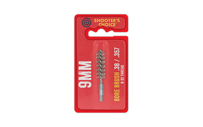 SHOOTERS CHOICE 9MM BORE BRUSH 2″ SHOOTERS CHOICE 9MM BORE BRUSH 2″