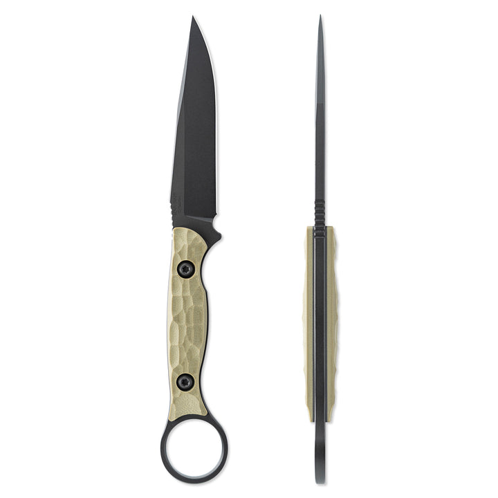 Toor Knives Serpent S Fixed Blade Knife 3.75″ CPM-M4 Black KG Gunkote Drop Point Blade, Ranger Green G10 Handles, DuoTone Kydex Sheath – Serpent S Ranger Green Toor Knives Serpent S Fixed Blade Knife 3.75″ CPM-M4 Black KG Gunkote Drop Point Blade, Ranger Green G10 Handles, DuoTone Kydex Sheath – Serpent S Ranger Green