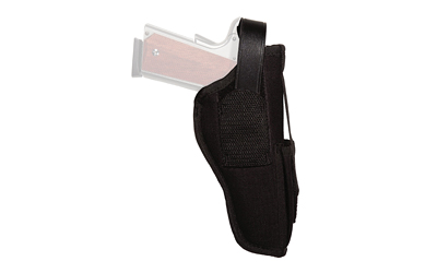 Uncle Mike’s 70050 Sidekick Hip Holster IWB/OWB Size 05 Black Laminate Belt Clip Fits Large Semi-Auto Fits 4.50-5″ Barrel Ambidextrous