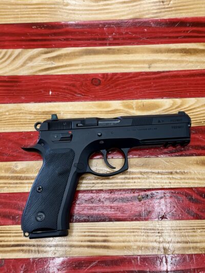 CZ SP01, Semi-Auto, Black, 9mm, 4.5, 2 Mags, OEM Case, OEM Lock