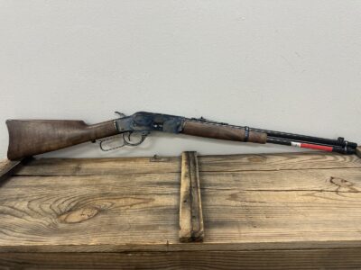 Winchester 1873 .357 Lever Action, Blued Finish, Wood Stock, 8+1 Tube, 20” BBL Made in Miroku Japan