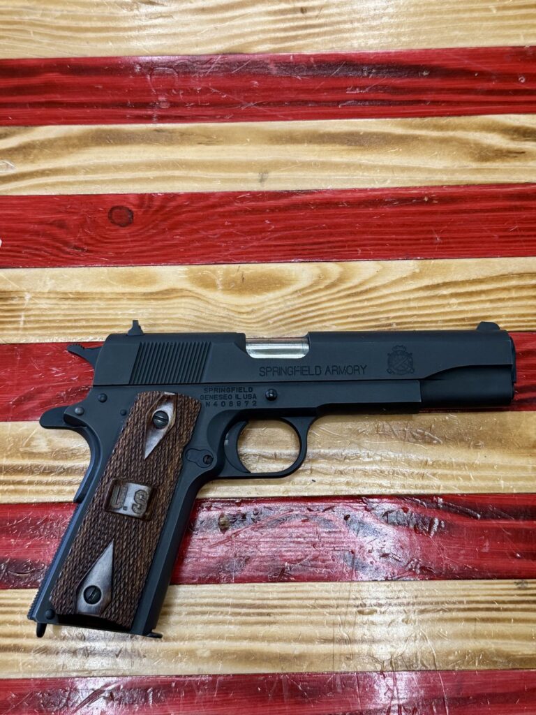 Springfield Armory 1911A1 45 ACP Semi Auto, 5″ Black