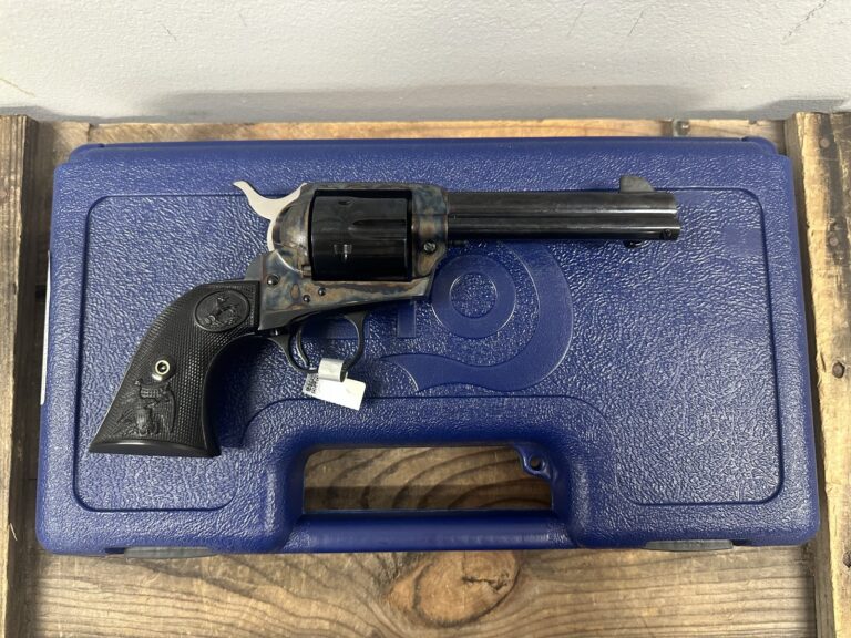 Colt Single Action Army 6” BBL .45LC Case Colored, SA Only, 6-Shot, OEM Box and Cable Lock