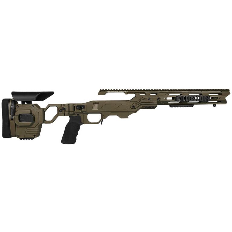 Cadex Defence Lite Strike Short Action Chassis for Remington 700, AICS Mag Fed Integrated One Piece Top Rail