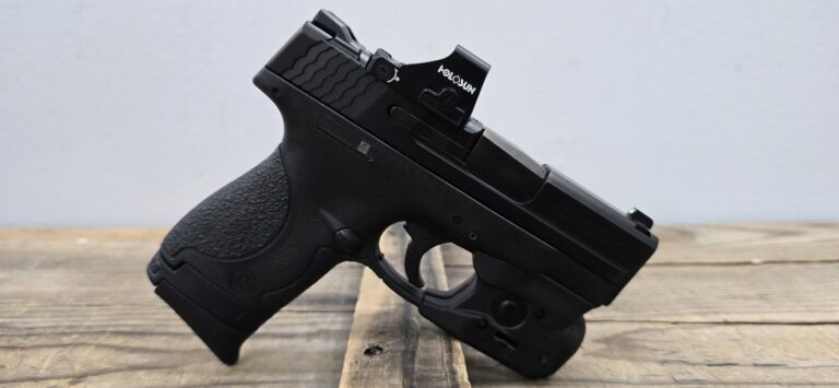 Smith & Wesson Shield, 3.125″ Barrel, 9MM, Semi-automatic, Handgun, Black, Streamlight TLR-6, Holosun HS507K X2 Red Dot, 2 Magazines, OEM Box, OEM Slide (Not Optic Cut) Smith & Wesson Shield, 3.125″ Barrel, 9MM, Semi-automatic, Handgun, Black, Streamlight TLR-6, Holosun HS507K X2 Red Dot, 2 Magazines, OEM Box, OEM Slide (Not Optic Cut)