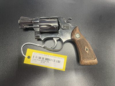 Smith & Wesson, Model 36, Single action, Revolver, Flat latch, 38Special, Black, 1.8inch, No case