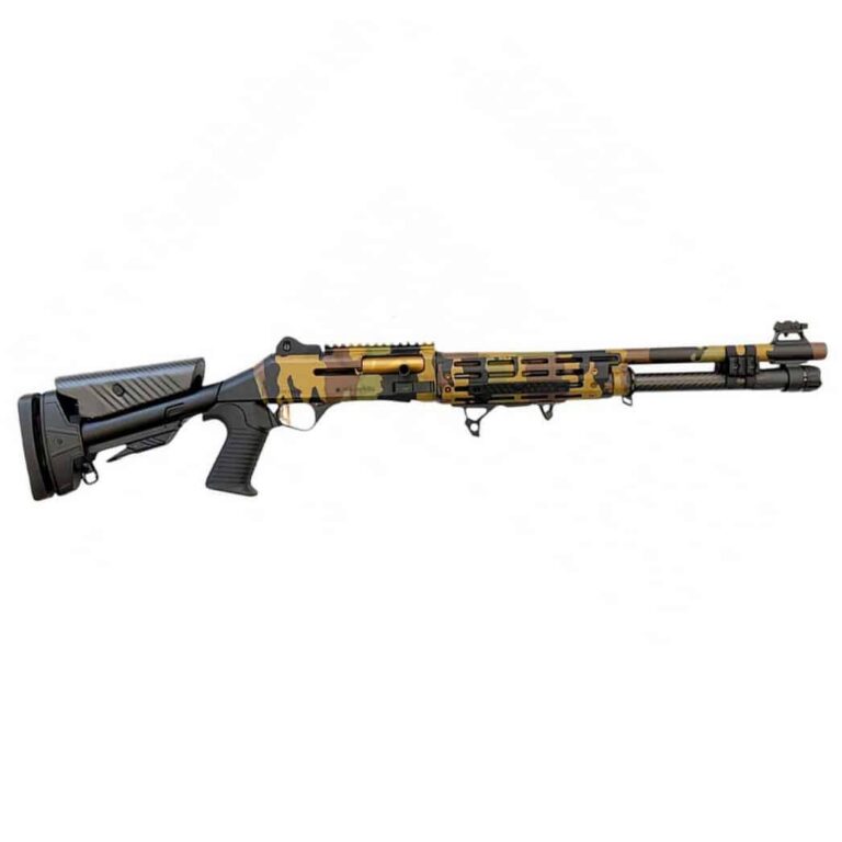 Orthos Raider S4, Semi Auto Shotgun. 12GA, 18.5″, N91 Elite Limited Edition Cerakote. (N91 Camo). Orthos Raider S4, Semi Auto Shotgun. 12GA, 18.5″, N91 Elite Limited Edition Cerakote. (N91 Camo).