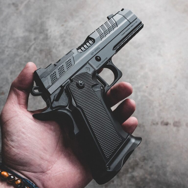 Fusion Firearms XPCOMP9BLK XP Pro Comp Single Shot 25acp, 9″ Black Tennifer Bull Barrel, Black Steel Optic Cut/Serrated Slide, Black Steel Frame w/Beavertail & Picatinny Rail, Black Aluminum Grip, RMR/RMRSc Footprint Ambi Thumbrest (Custom Shop Edition) Fusion Firearms XPCOMP9BLK XP Pro Comp Single Shot 25acp, 9″ Black Tennifer Bull Barrel, Black Steel Optic Cut/Serrated Slide, Black Steel Frame w/Beavertail & Picatinny Rail, Black Aluminum Grip, RMR/RMRSc Footprint Ambi Thumbrest (Custom Shop Edition)