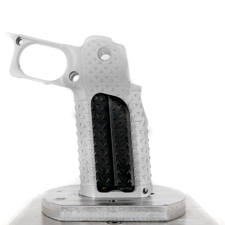 Atlas Gunworks 6132-10040 Step Grip Panels Aluminum – Left-Side Moderate Texture