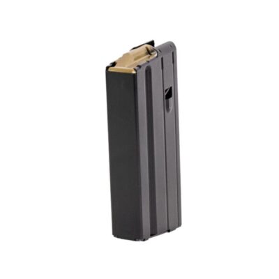 Geissele 05-3231 ICM 15rd Stainless Steel Blk Magazine, 6mm ARC/22 ARC/6.5 Grendel