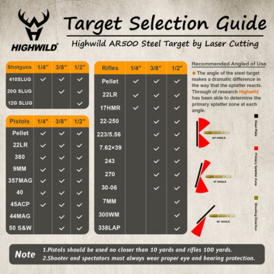 Highwild B3C1M216 Stand with 10″x16″33/8″ Target System