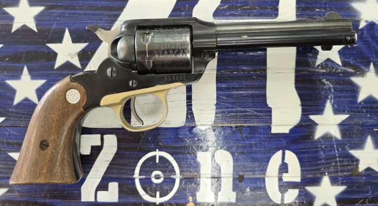Ruger Bearcat 22lr Single Action Revolver, Black 4″
