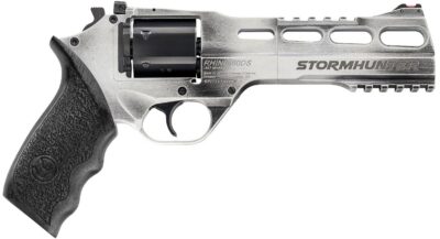 Chiappa Firearms 340334 Rhino 60DS Limited Edition 357 Mag 6 Shot 6″ Stormhunter (White) Steel Vent Rib Barrel, Cylinder & Aluminum Frame, Black Walnut Grip, Hammer Safety