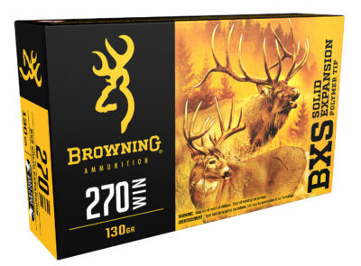 Browning Ammo B192402701 BXS  270 Win 130 gr Terminal Tip 20 Bx/ 10 Cs