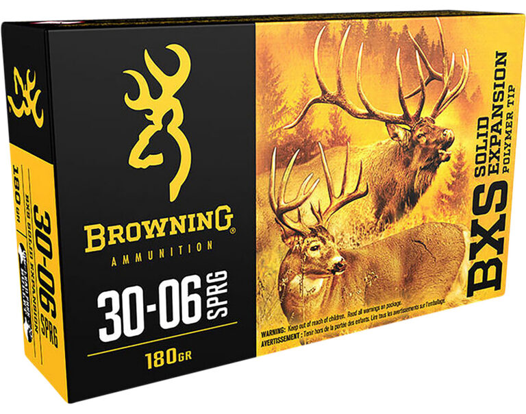Browning Ammo B192430061 BXS  30-06 Springfield 180 gr Terminal Tip 20 Bx/ 10 Cs