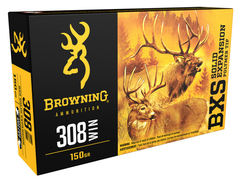 Browning Ammo B192403081 BXS  308 Win 150 gr Terminal Tip 20 Bx/ 10 Cs