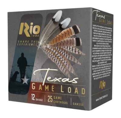 Rio Ammunition TGHV366TX Texas Game Load High Velocity 12Gauge 2.75″ 1 1/4oz 6Shot 25 Per Box/10 Case